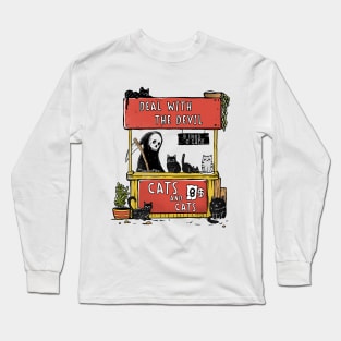 Deal With the Devil - Buy cats Long Sleeve T-Shirt